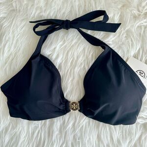Tory Burch black bikini top size large